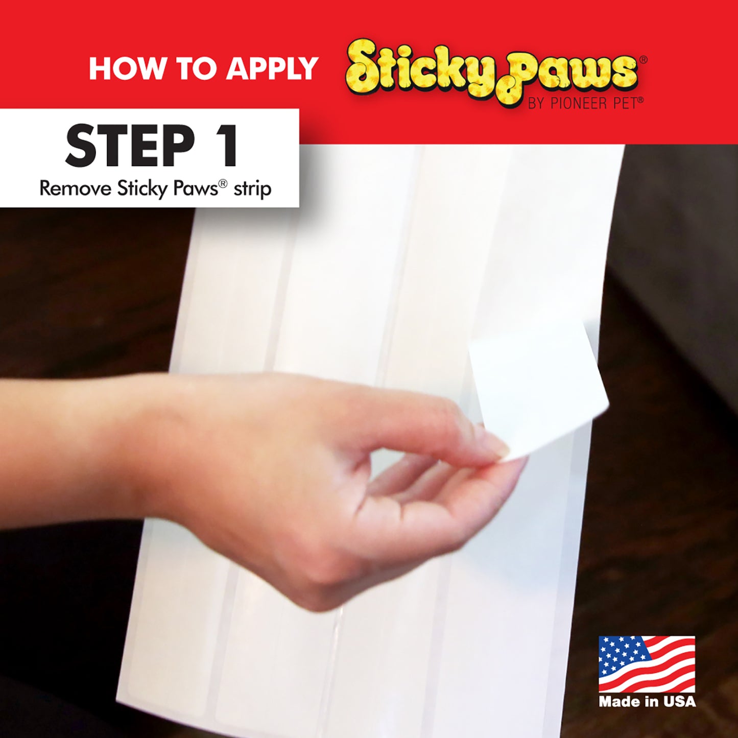 STICKY PAWS FURNITURE STRIPS