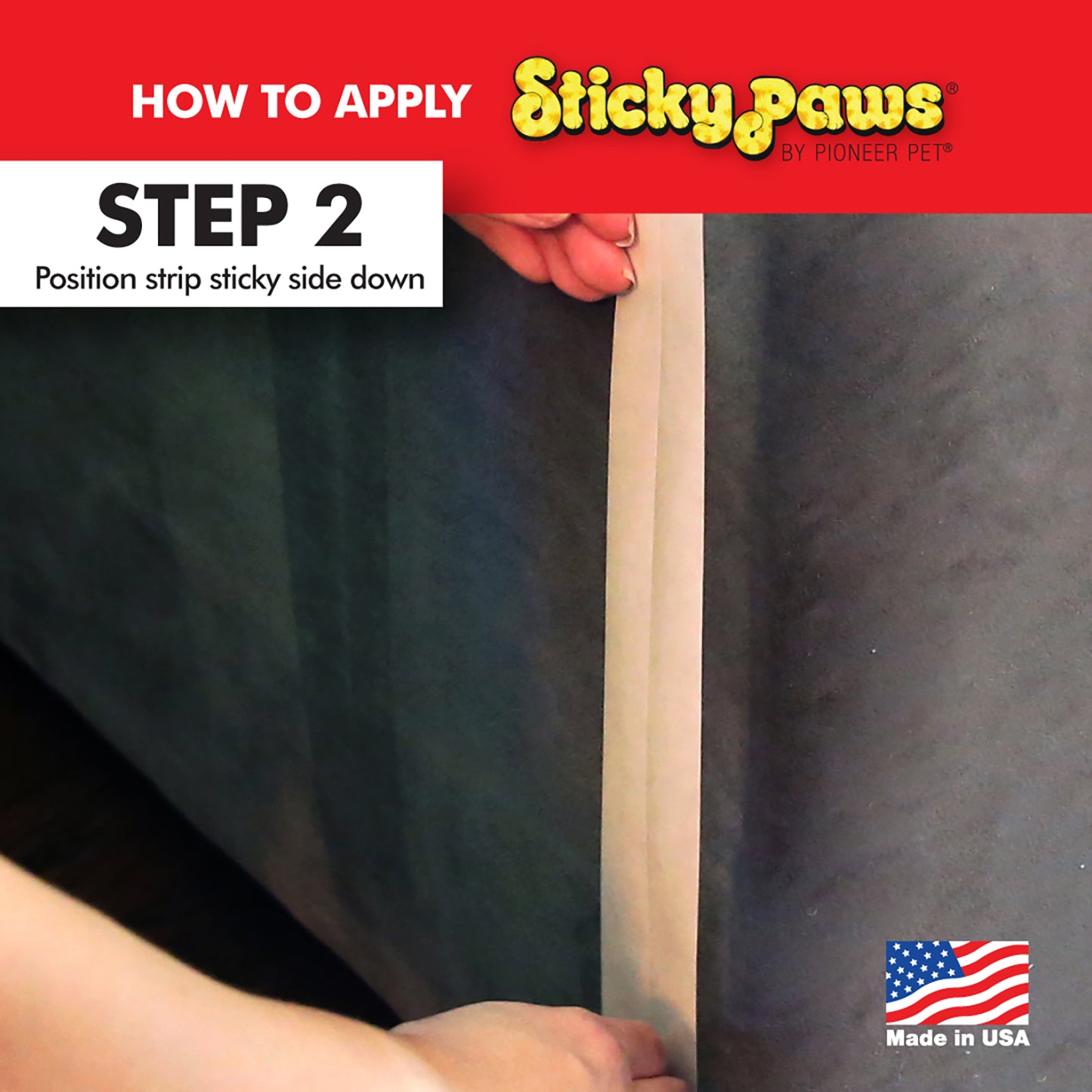 STICKY PAWS FURNITURE STRIPS