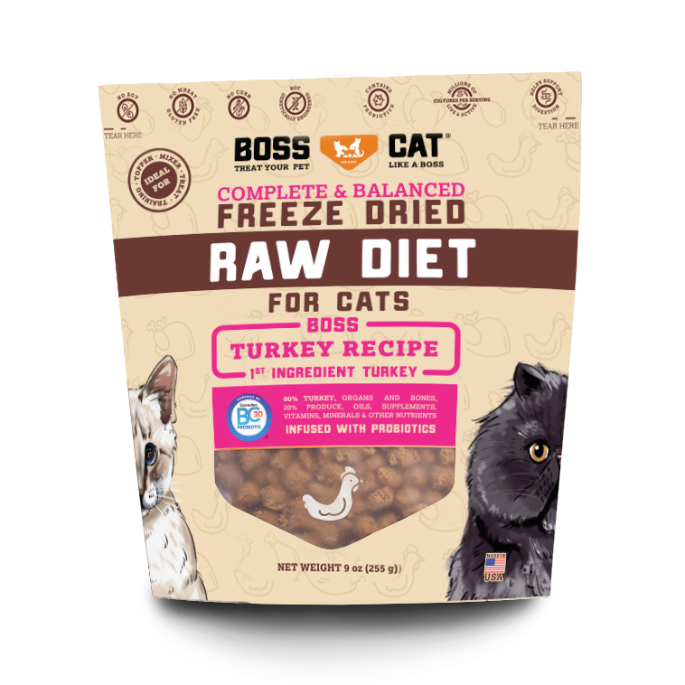 BOSS DOG CAT FREEZE DRIED RAW DIET 9oz