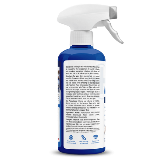 VETEROCIN WOUND SPRAY 16oz