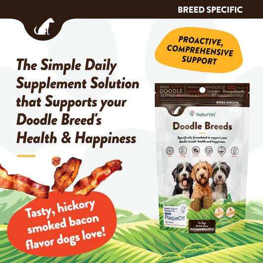 NaturVet Breed Specific Doodle Breeds dog treats