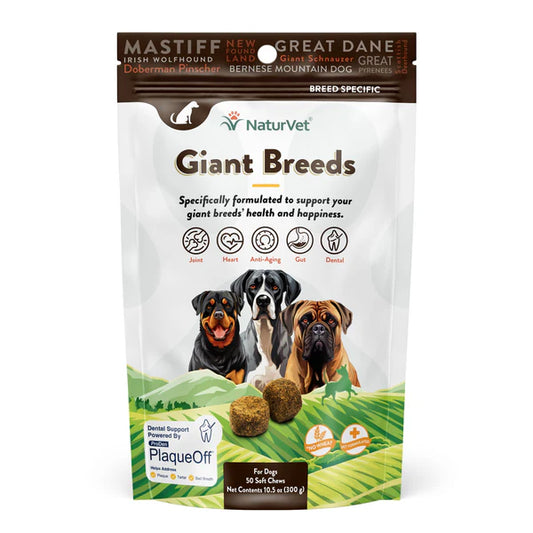 NaturVet Breed Specific Giant Breed dog treats