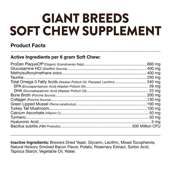 NaturVet Breed Specific Giant Breed dog treats