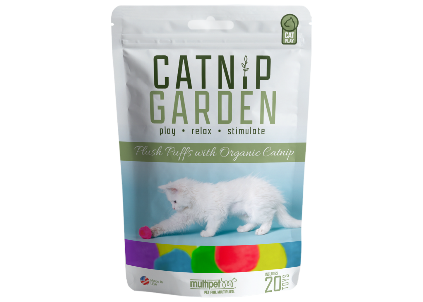 MULTIPET CATNIP PUFFS BAG