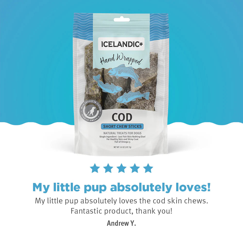 ICELANDIC COD  CHEW STICK 3PK