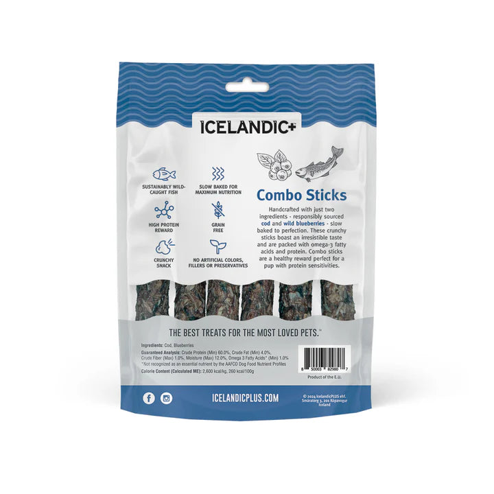 ICELANDIC COD & BLUEBERRY STICKS