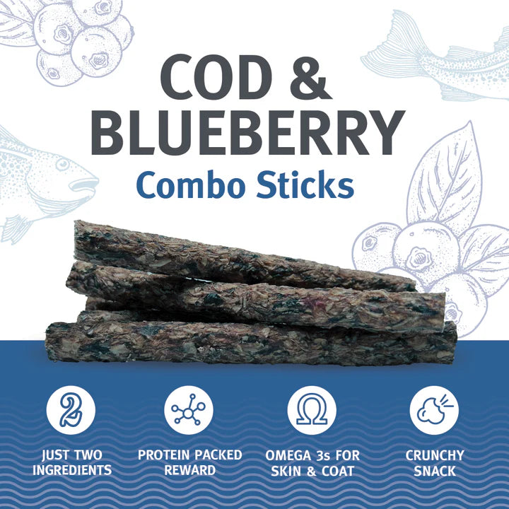 ICELANDIC COD & BLUEBERRY STICKS