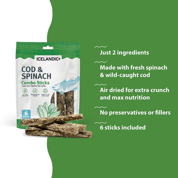 ICELANDIC COD & SPINACH STICKS