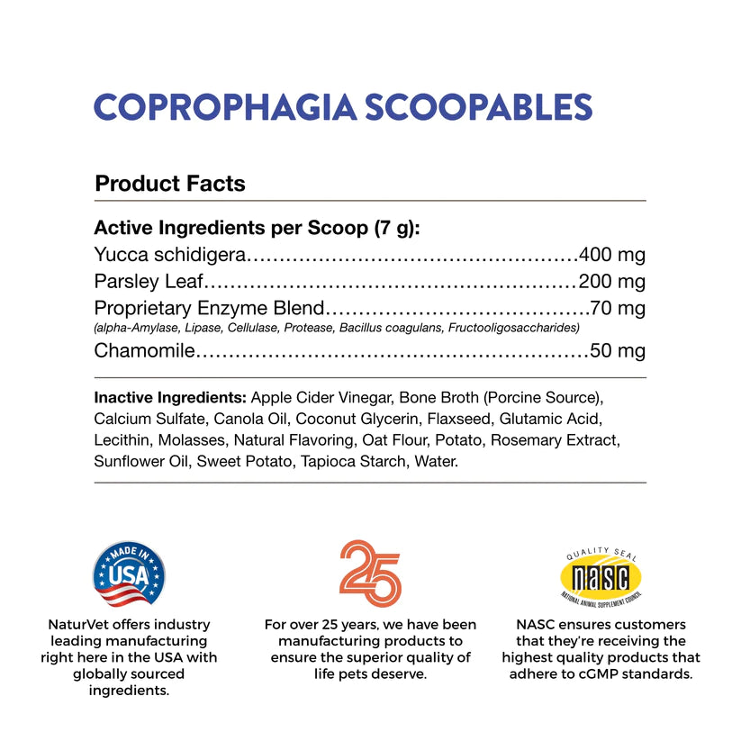 SCOOPABLES - COPROPHAGIA - DOG