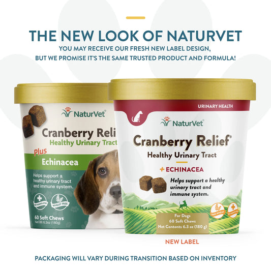 NaturVet Cranberry Relief Healthy Urinary Tract Plus Echinacea