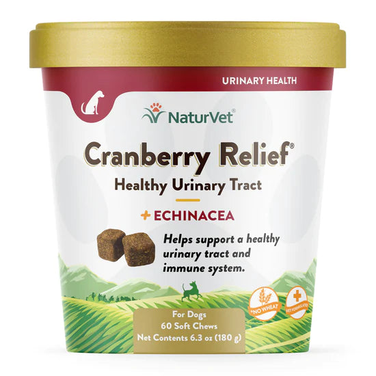 NaturVet Cranberry Relief Healthy Urinary Tract Plus Echinacea
