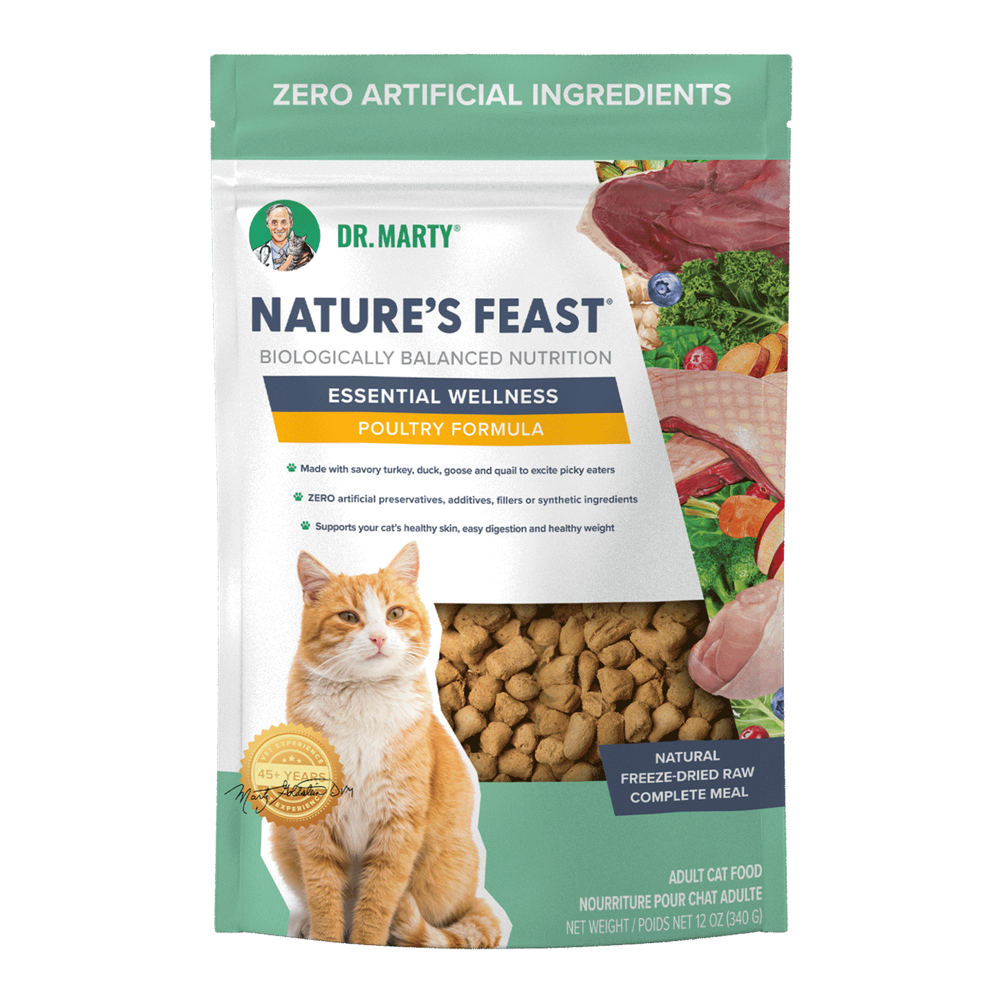 DR MARTY NATURE'S FEAST - POULTRY FORMULA FOR CATS