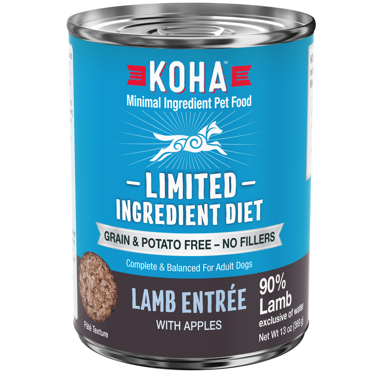 KOHA Grain & Potato Free Limited Ingredient Diet Lamb Entree with Apples Canned Dog Food