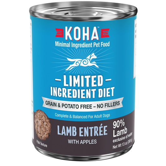 KOHA Grain & Potato Free Limited Ingredient Diet Lamb Entree with Apples Canned Dog Food