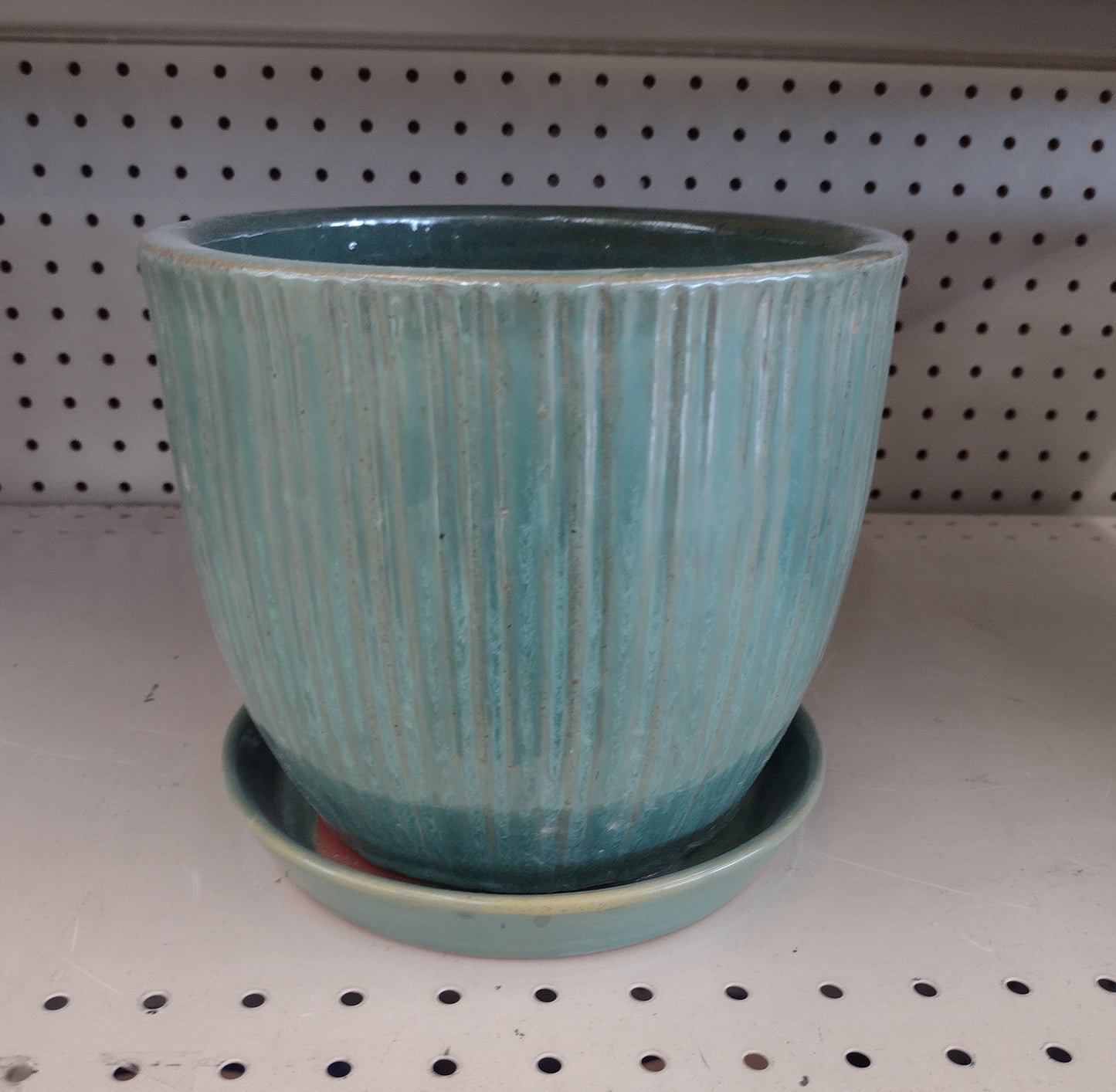 AMELIA STRIPE PLANTER JADE