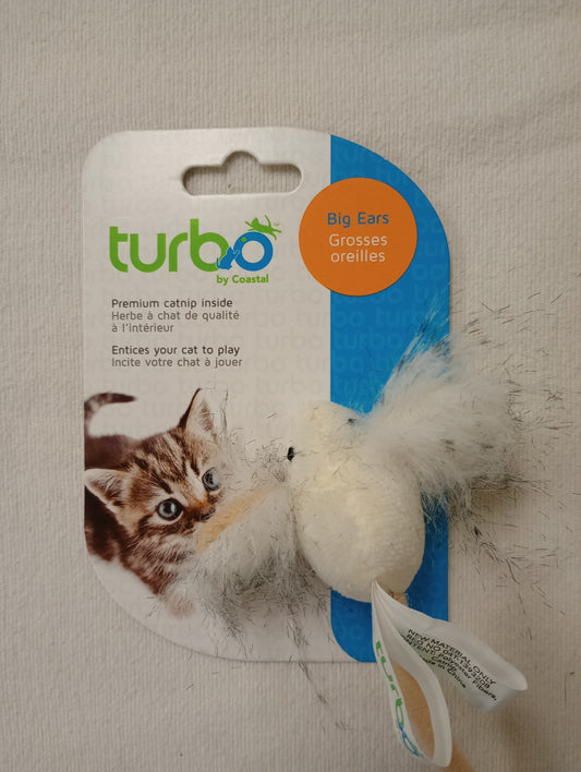 Turbo by Coastal Big Ear Mouse Catnip infused cat toys