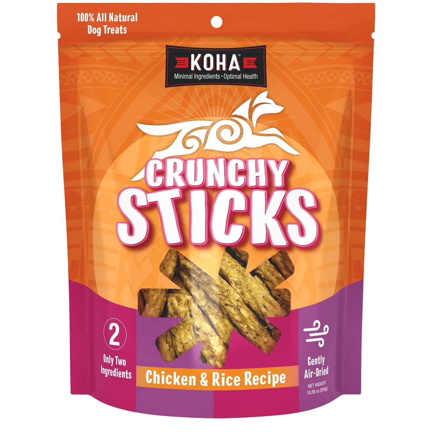 KOHA DOG CRUNHY CHICKEN STICKS 10.5oz