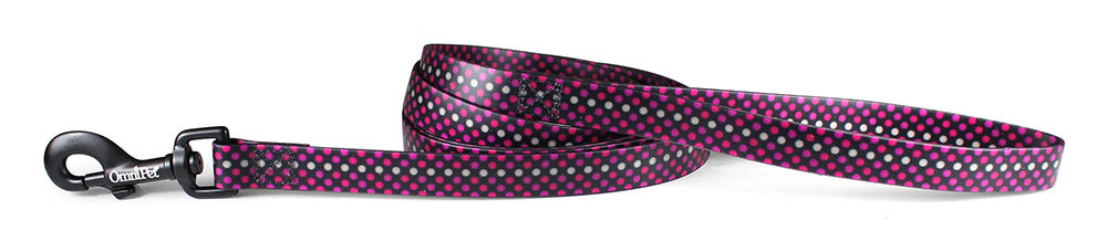 OmniPet Polka Neon Dog Collars & Leash