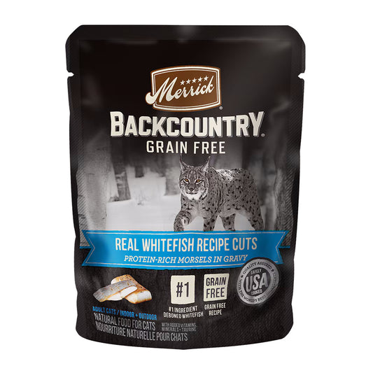 MERRICK BACKCOUNTRY CAT REAL WHITEFISH CUTS 3oz