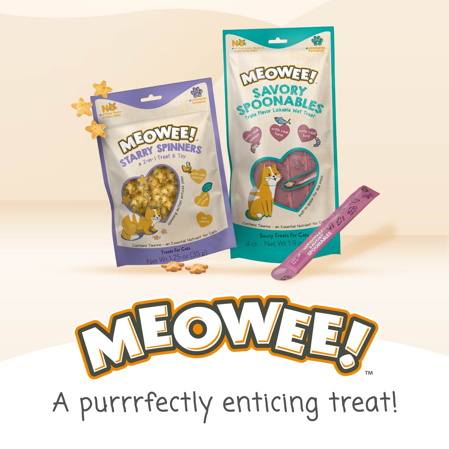 Meowee Savory Spoonables Salmon, Tuna & Krill