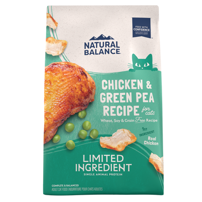 Natural Balance L.I.D. Limited Ingredient Diets Green Pea & Chicken Dry Cat Food
