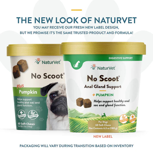 NaturVet No Scoot Dog Soft Chews, 60 count