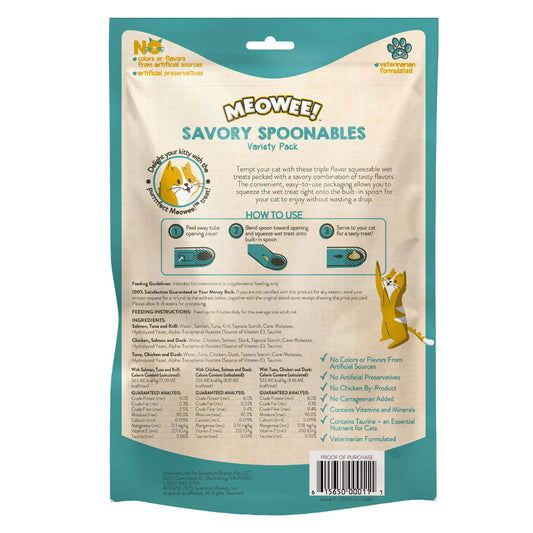 Meowee Savory Spoonables Variety 12pk