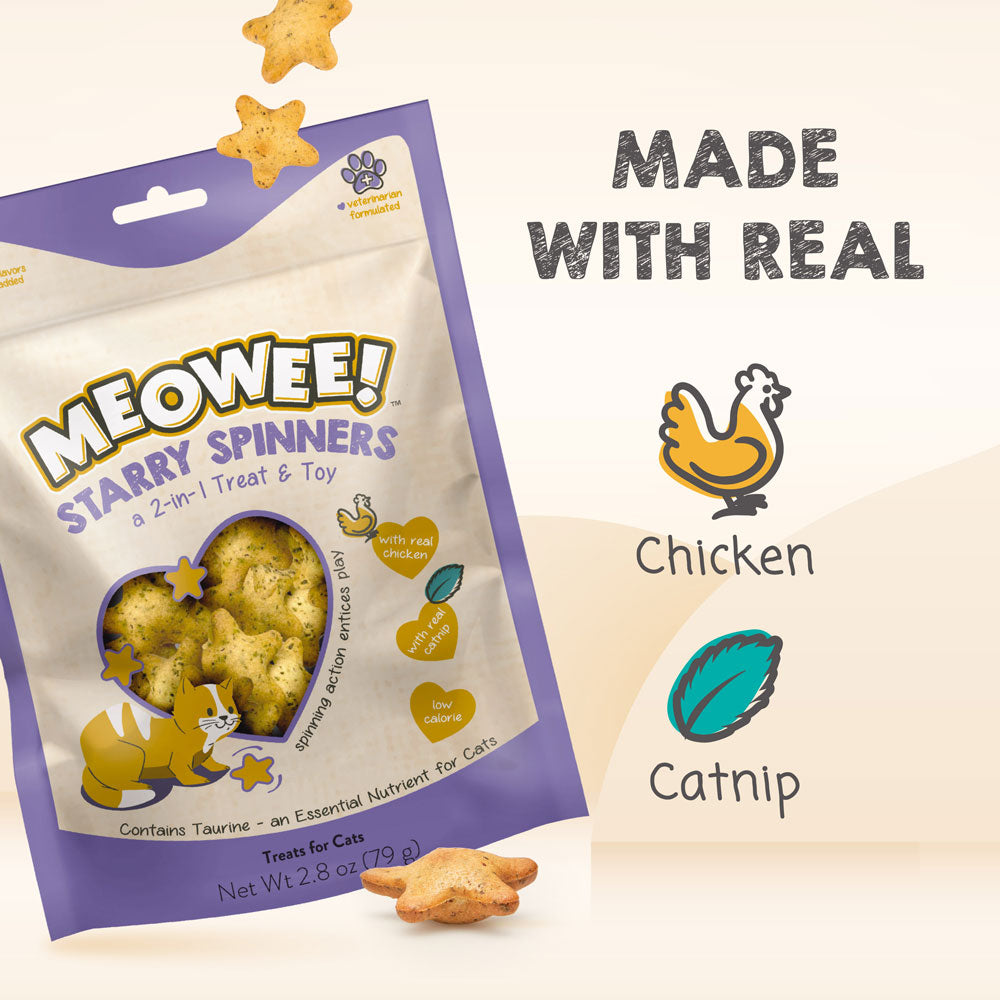 Meowee Starry Spinners Cat Treats