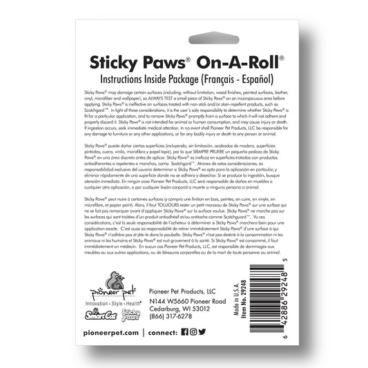 STICKY PAWS ON A ROLL