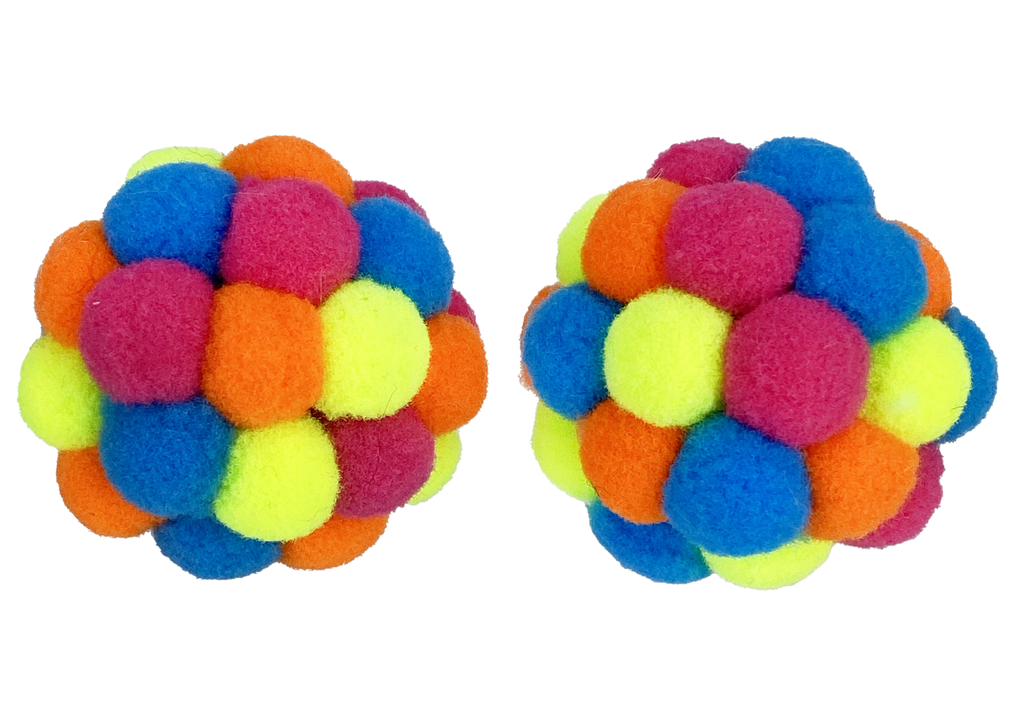 MULTIPET CAT POM POM BALL 2pk