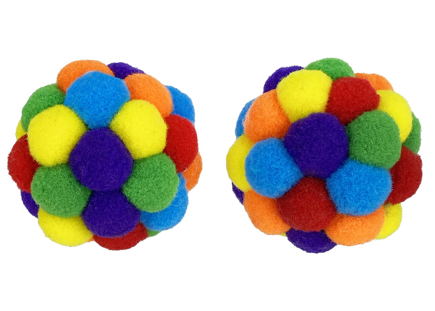 MULTIPET CAT POM POM BALL 2pk