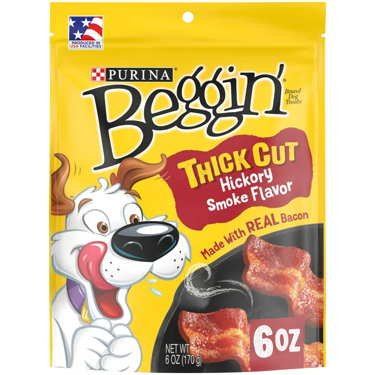 Beggin Strips Thick Cut Hickory Smoked Dog Treats