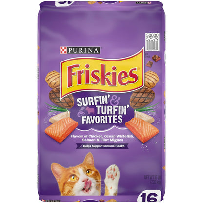 Friskies Surfin' & Turfin' Favorites Dry Cat Food