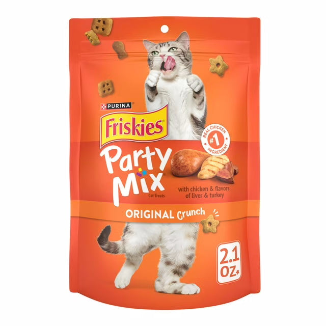 Friskies Party Mix Original Crunch Cat Treats