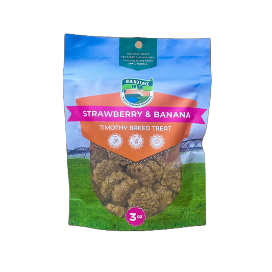 Round Lake Farm Strawberry & Banana Timothy Baked Treats