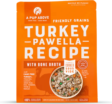 A Pup Above Frozen Turkey Pawella recipe