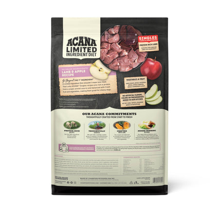 ACANA Singles Limited Ingredient Diet Lamb and Apple Formula  Grain Free Dry Dog Food
