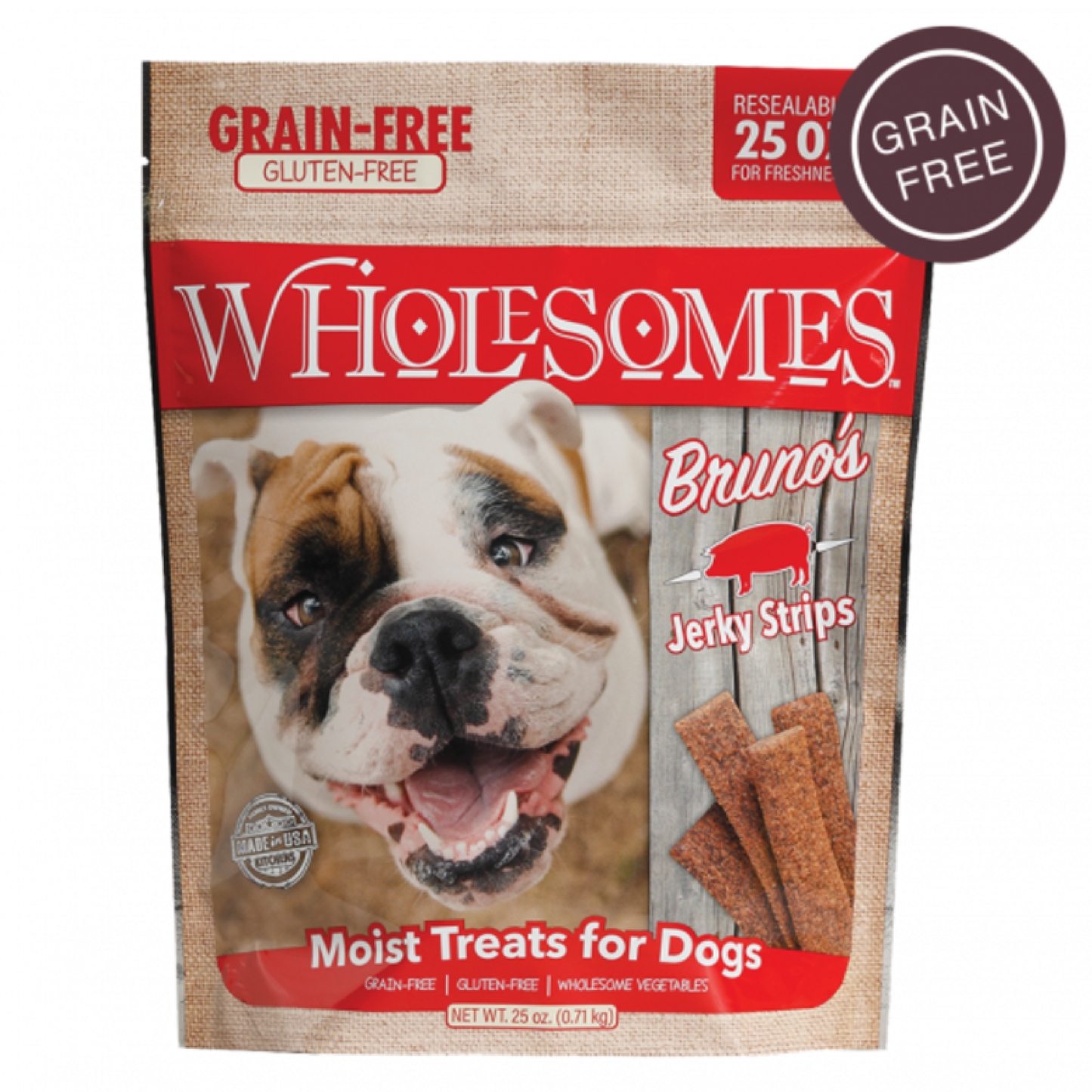 Wholesomes Bruno's Jerky Strips