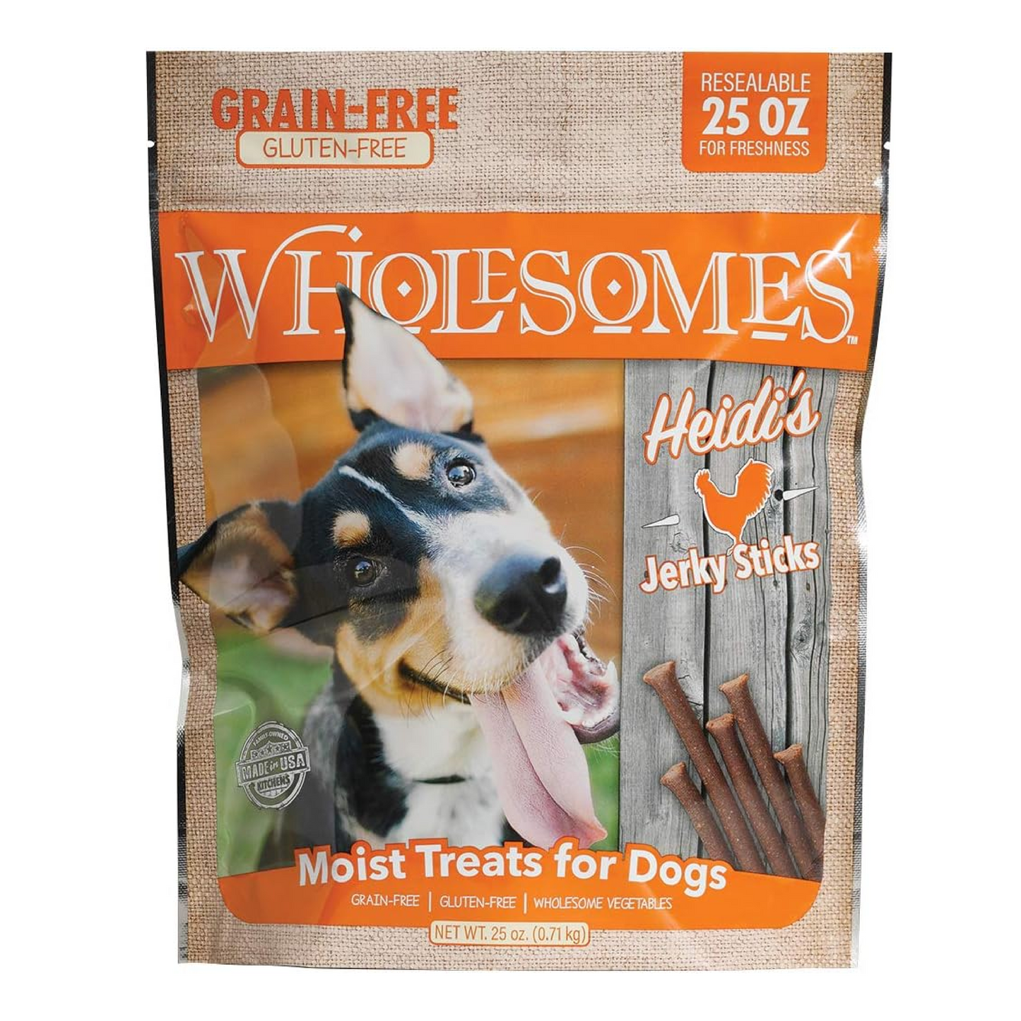 Wholesomes Heidi's Jerky Sticks