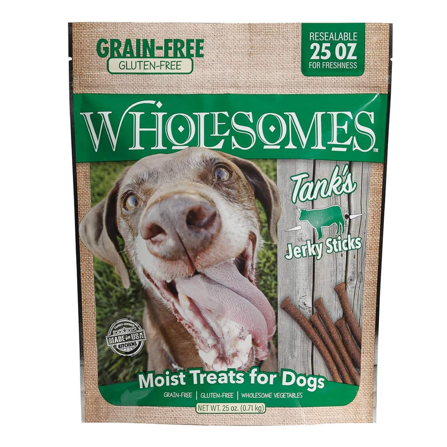 Wholesomes Tank's Jerky Sticks