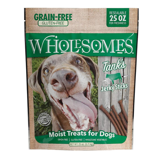 Wholesomes Tank's Jerky Sticks