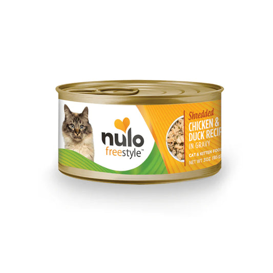 NULO CAT FREESTYLE SHREDDED CHICKEN & DUCK RECIPE IN GRAVY 3oz