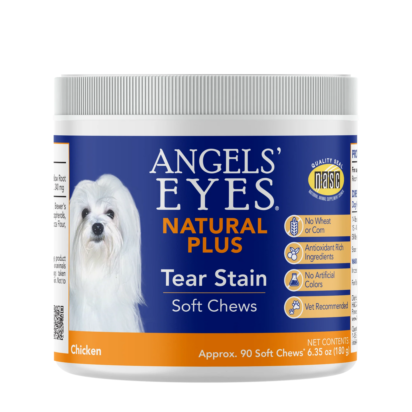 ANGELS EYES CHICKEN SOFT CHEWS FOR TEAR STAINS 90ct