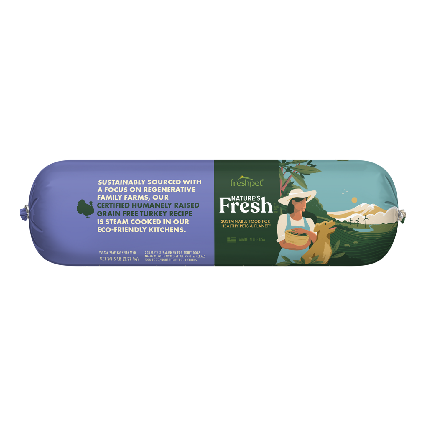 FRESHPET NATURE'S FRESH TURKEY ROLL