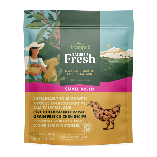 FRESHPET NATURE'S FRESH SMALL BREED CHICKEN RECIPE 1LB