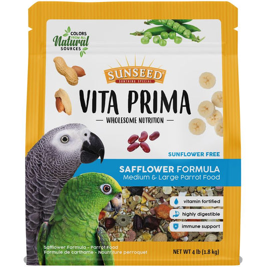 Sunseed Vita Prima Safflower Formula for Medium & Large Parrots