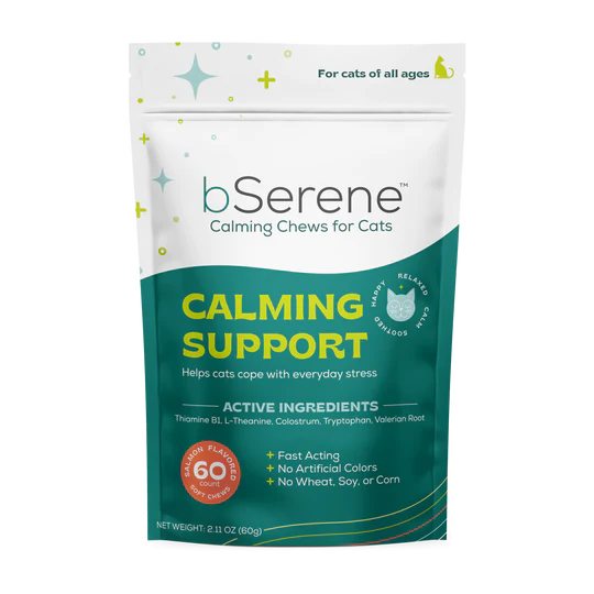 bSERENE Cat Calming Support Chews 60ct