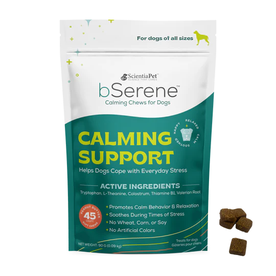 bSERENE Dog Calming Support chews 45ct