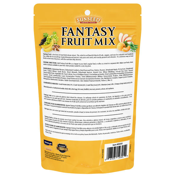 SUNSEED FANTASY FRUIT MIX 11oz