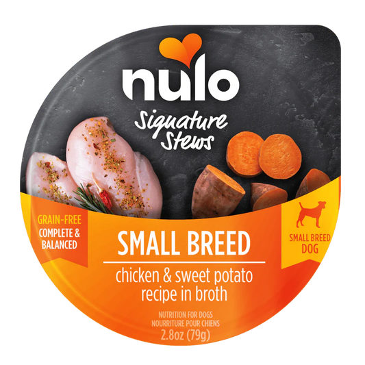 Nulo Chicken & Sweet Potato in broth signature stew for small breed dogs 2.8oz